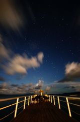 南の島の雲と星と空と