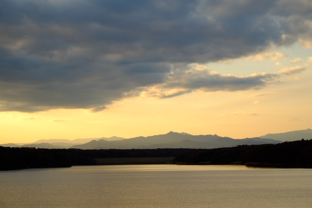 都立狭山公園にて（8）～多摩湖夕暮