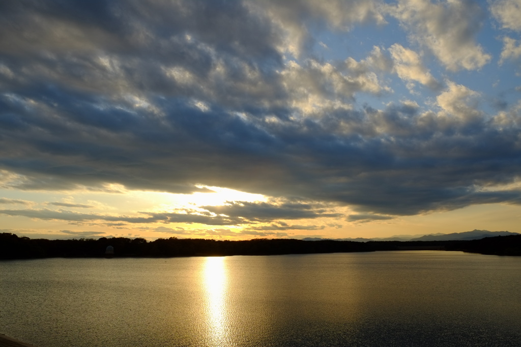 都立狭山公園にて（7）～多摩湖夕暮