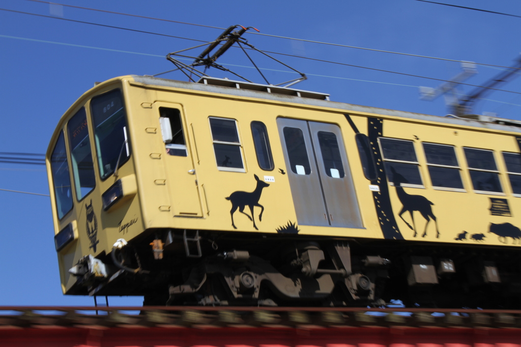 近江鉄道　愛知川鉄橋３