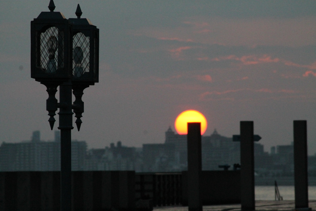 舞子の夕日
