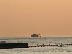 明石海峡航行中