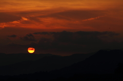 夕日