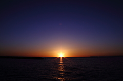 夕日