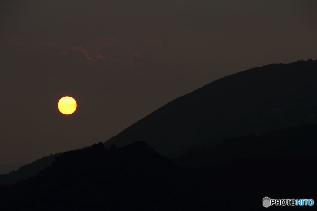 沈む太陽