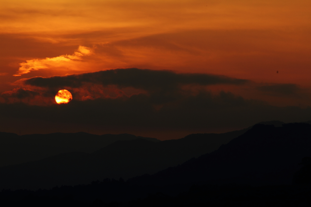 夕日