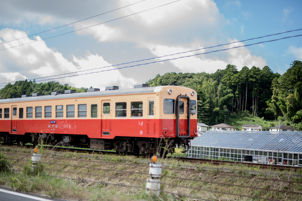 平和な小湊鉄道の風景