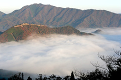 立雲峡からの竹田城址