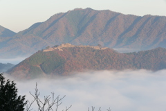 立雲峡からの竹田城址