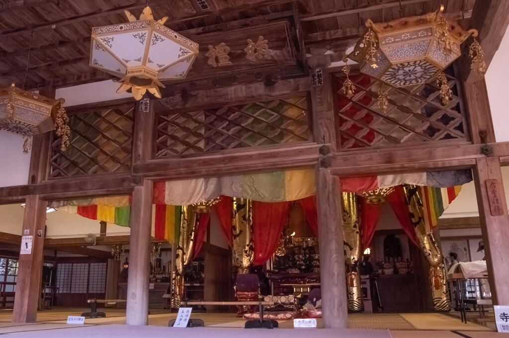 丹波の円通寺　本堂内部