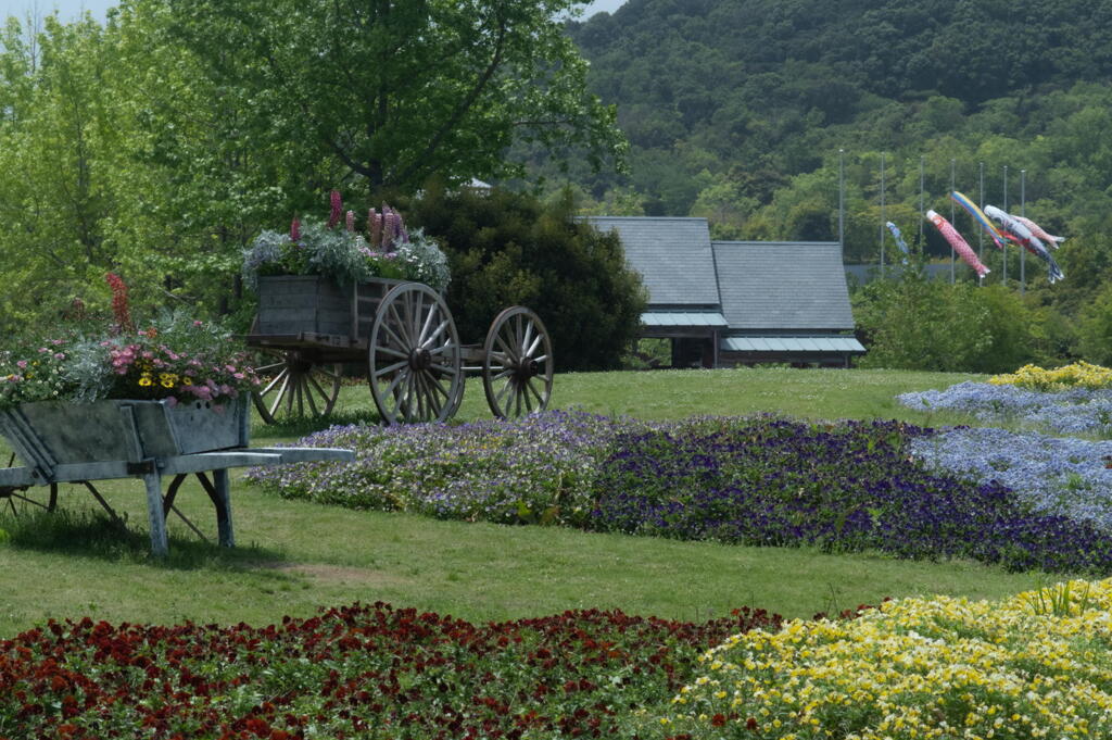 明石海峡公園　馬車風のディスプレイ