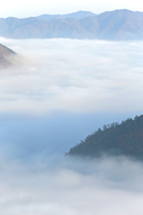 立雲峡からの竹田城址