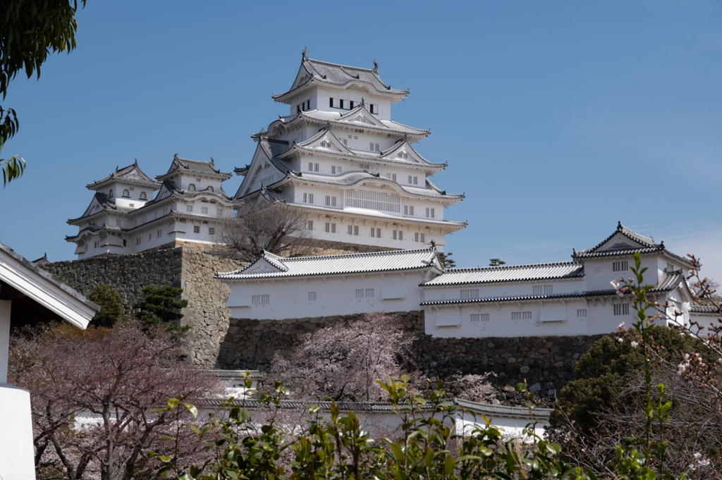 姫路城　南西から