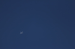 飛行機のおなか
