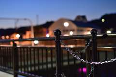 日暮れる港湾　その２