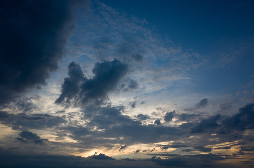 夕暮れの空