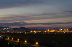 大阪空港夕景