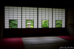 蓮華の間 しきしの景色～雲龍院