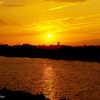 淀川夕景 '15.10.11①