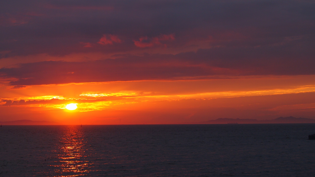 Crepuscolo del canale di Akashi