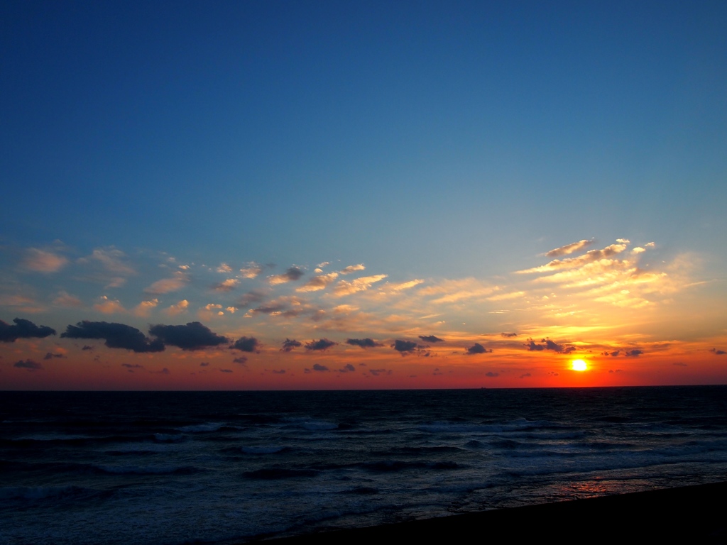 2014.01.02 御前崎夕景