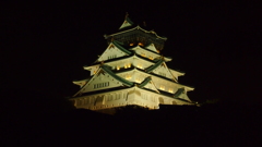 大阪城～ライトアップ