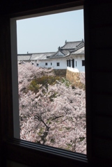 姫様も見た風景～姫路城 百間廊下より