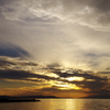 紀伊水道の夕暮れ '15.1.18 ②