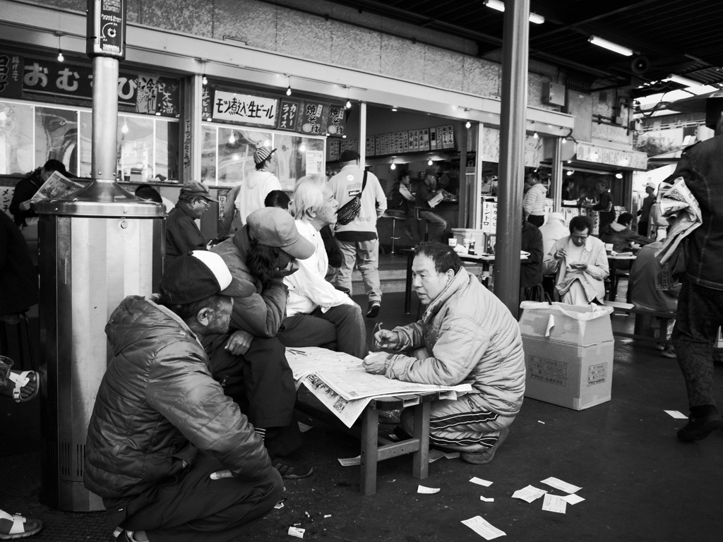 競馬場模様
