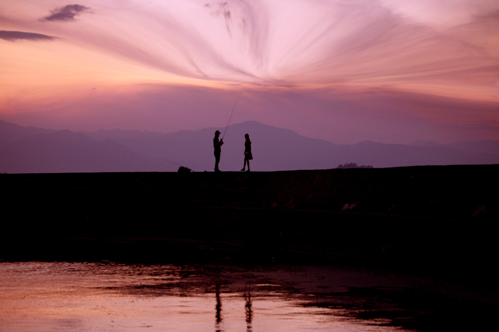 君の笑顔は夕陽とつながっている