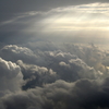 日本海上空の雲（ロシア-日本間）