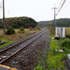 雨の鉄道線