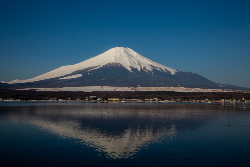 山中湖からの富士山