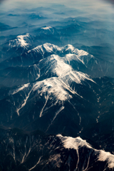 羽田往復　南アルプス