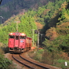 山陰本線、秋、列車