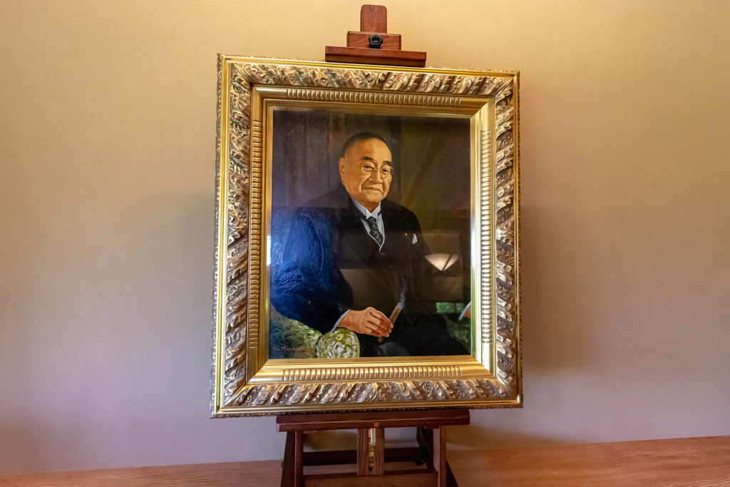 大磯旧吉田茂邸　ご存じの肖像