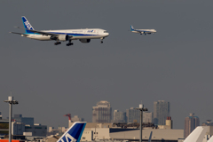 Haneda landing