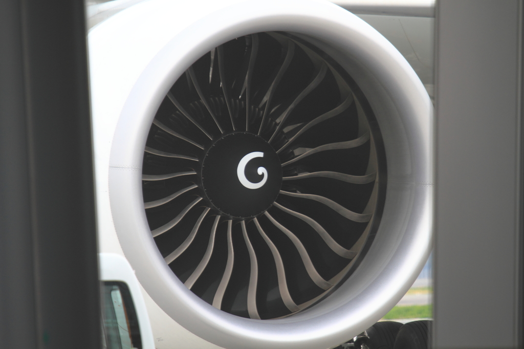 GE90エンジンの羽根