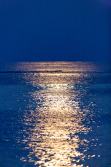 通信が切れた満月