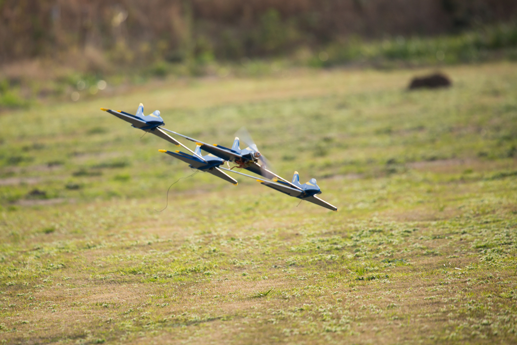 ダイヤモンド編隊飛行４