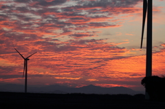 夕日が落ちた後