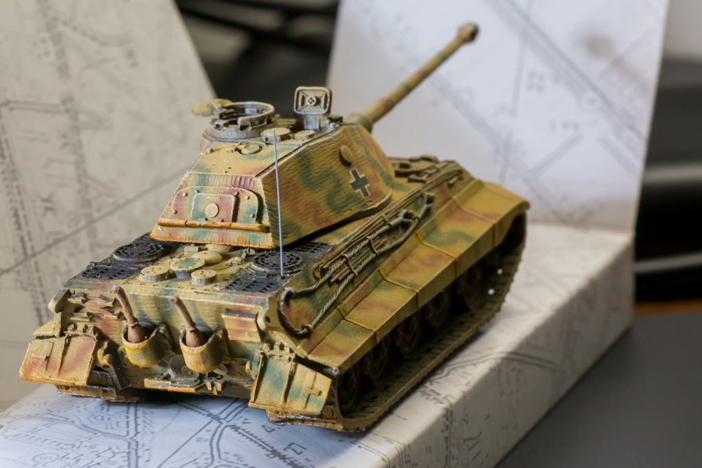 撮り直しタイガー２戦車ポルシェ製造