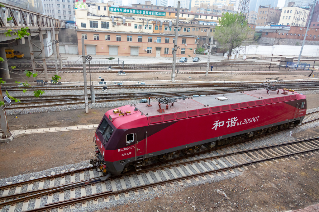 中国の大連駅