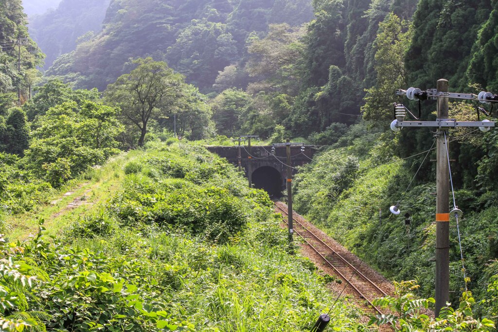 山陰線　桃観トンネル