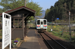 若桜鉄道　安部駅停車