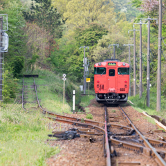 滝山信号所のキハ４７ 