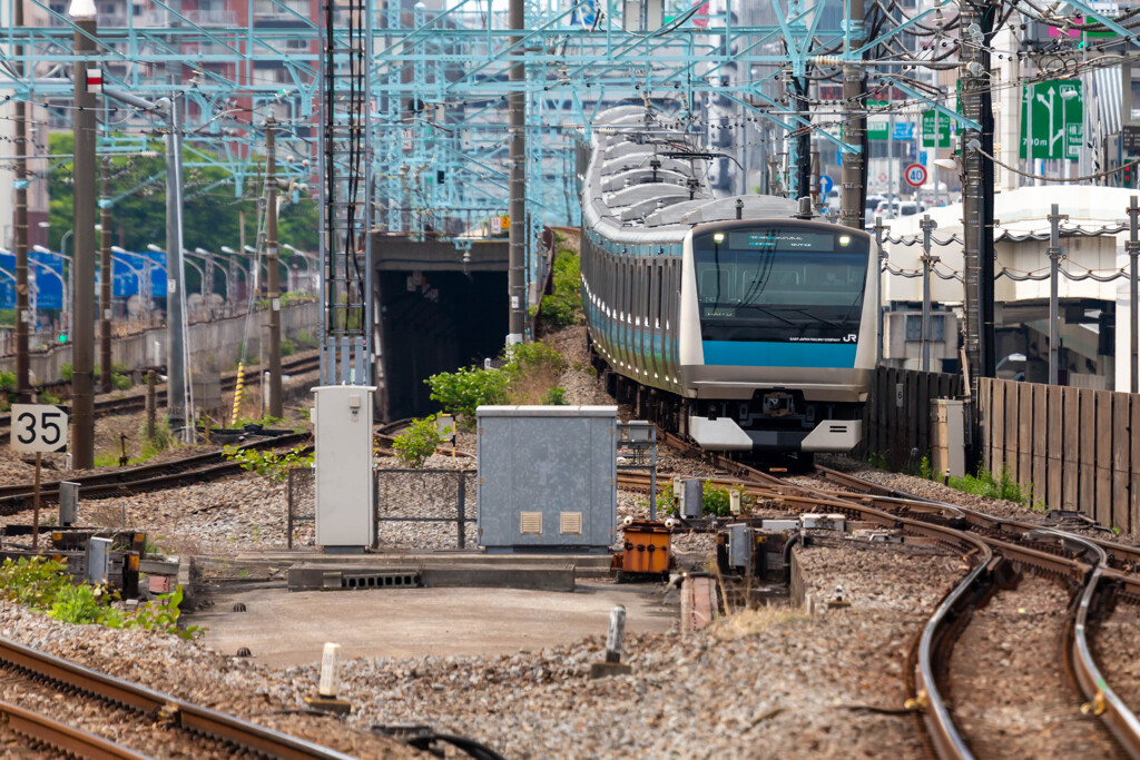 根岸線　列車