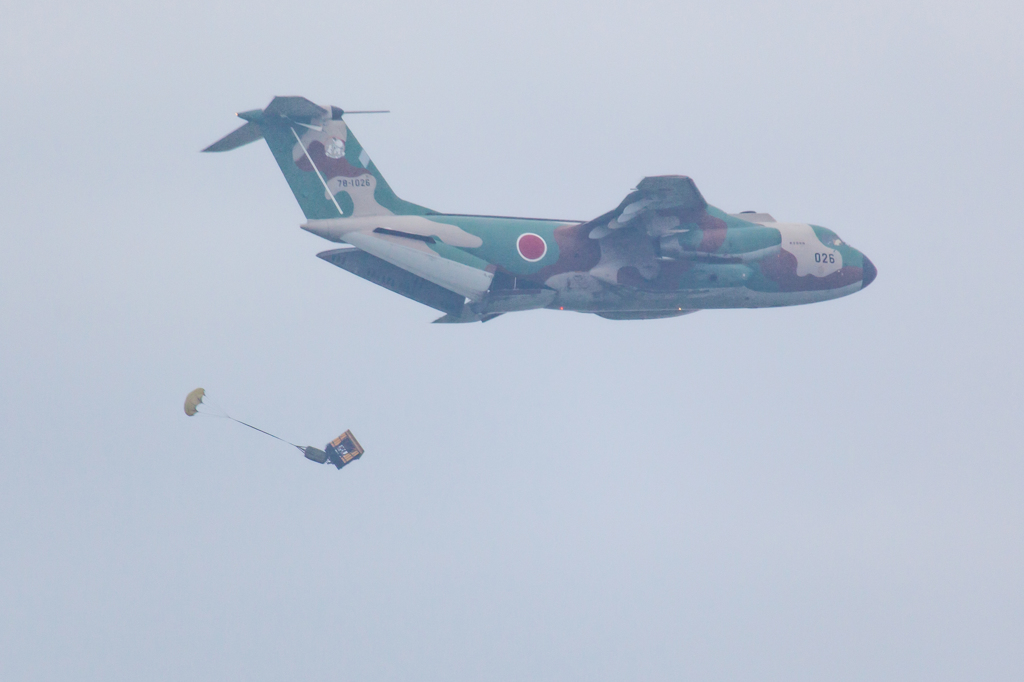習志野の空挺部隊が参加