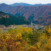 鳥取山奥の日没前