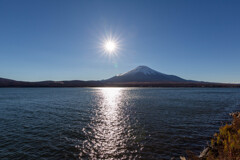 山中湖　富士山